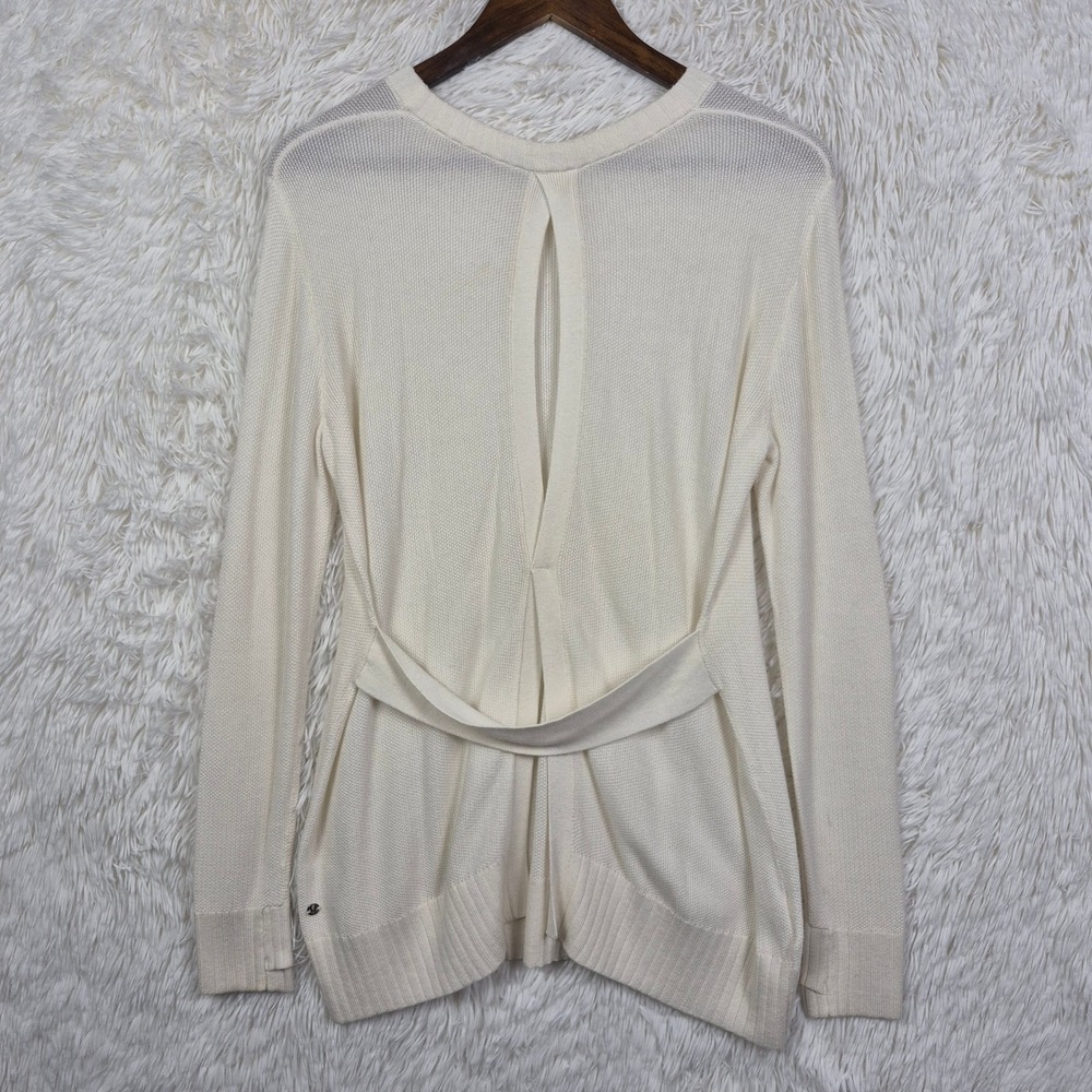 Lululemon Sincerely Yours Cashmere Blend Knit Sweater Ivory Neutral - Picture 3 of 8